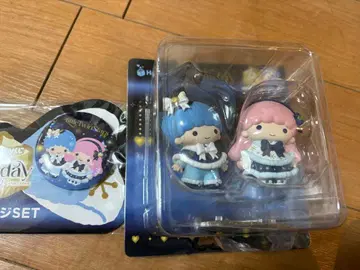 산리오 Happy 복권 리틀트윈스타 A상 캔 배지