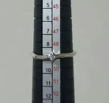 nojess 실버 다이아몬드 반지 0.03ct