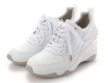 +diana 플러스 다이애나 힐업 스니커즈 화이트 23.5 글리터