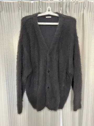 다크 그레이 가디건 복슬복슬