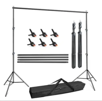 웨딩 코퍼 스탠드 태피스트리 스탠드 삼각대 케이스 포함