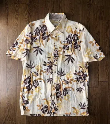 새상품급 류큐의 마을 카리유시 웨어 비즈니스 상쾌한 L 사이즈