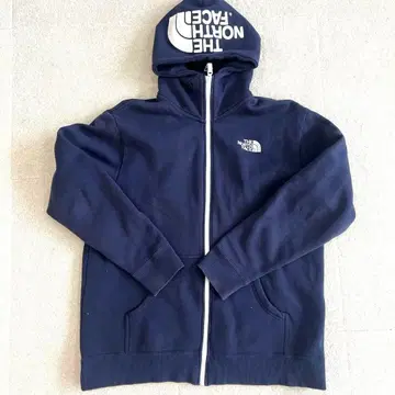 THE NORTH FACE XL 네이비 후드티 끈 없음