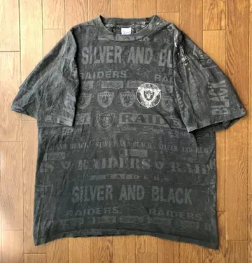 귀한 90s RAIDERS 레이더스 빈티지 T셔츠 NFL XL 사이즈