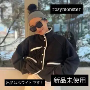 rosymonster pocket frill fleece blouson