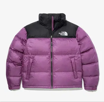 THE NORTH FACE 다운 자켓 보라색/블랙