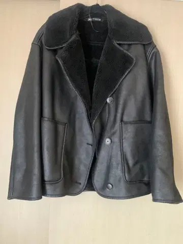 zara 무스탕 자켓 xs