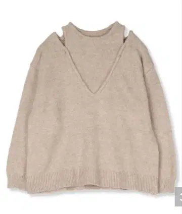 여성용 니트 풀오버 (tal. by yumi) 베이지