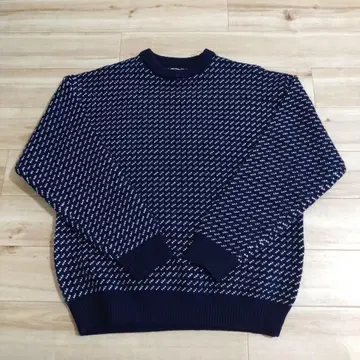 coen 바즈아이 니트 스웨터 네이비 S 사이즈