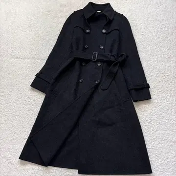 MUSE 두지엠 클라세 캐시미어 울 롱 코트 벨트 포함