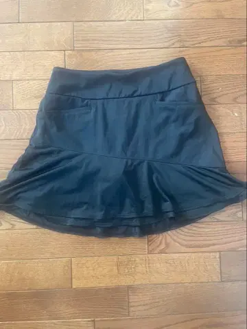 블랙 플레어 스커트 여성용 골프웨어 adidas