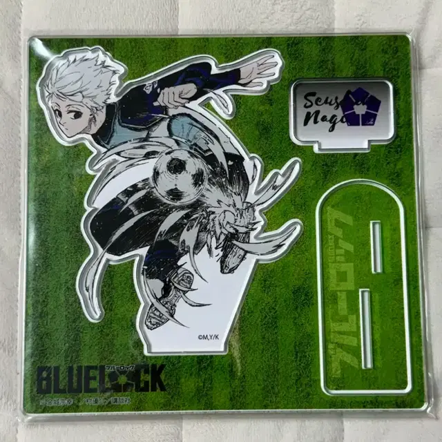 블루록 나기 중국 원화전 잔디 아크릴 스탠드