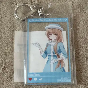 제비뽑기당 옆집 천사님 레트로 아이돌 시이나 마히루 SNS풍 아크릴 키링