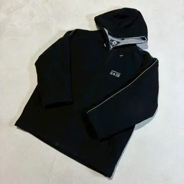 converse(컨버스) 풀 집업 후드티 두꺼운 원단 자수 로고 블랙 M