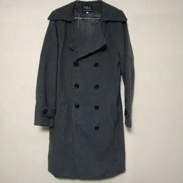 [ 새상품급 ] 울 트렌치코트 롱 코트 자켓