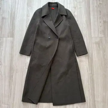 DES PRES 더블 페이스 롱 코트 카키 34 S 정가 9.5만 엔