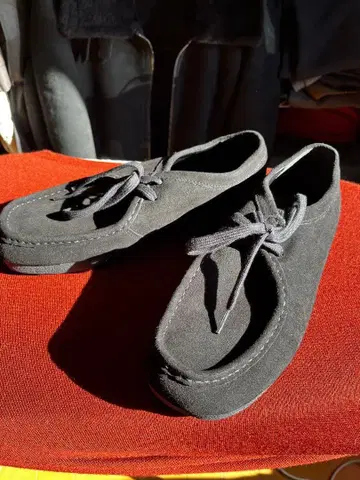 gu 리얼 가죽 모카신 신발 블랙 26.0 cm 미사용 새상품