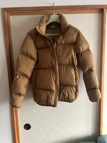 브라운 다운 자켓