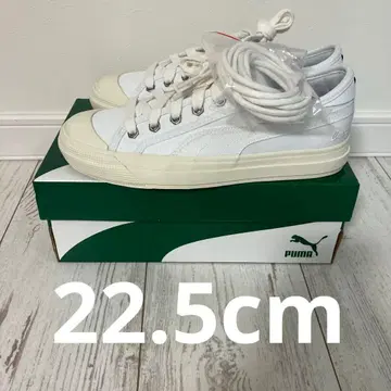 새상품 22.5cm 푸마 여성용 스니커즈 신발 화이트