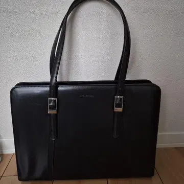 아틀리에 서브 블랙 가죽 비즈니스 백