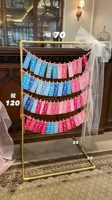 웨딩 테이블 넘버 구리 스탠드 웰컴 스페이스 결혼식