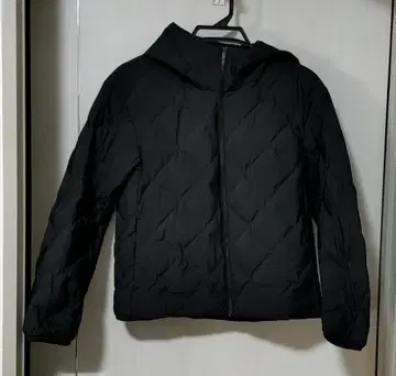 UNIQLO 유니클로 퀼팅 후드티 퍼프테크 S