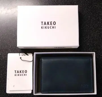 TAKEO KIKUCHI 청록색 명함지갑