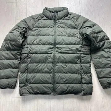 유니클로 울트라 라이트 다운 자켓 L 밀리터리 그린