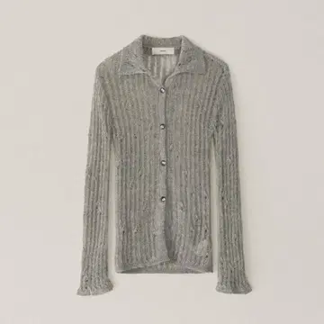 OHTORO Feather Damage Cardigan