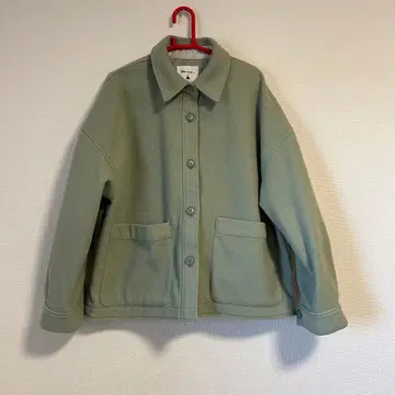 그린 플리스 자켓 니코앤드