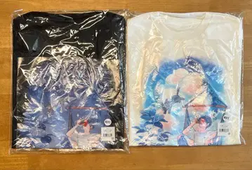 키요 고양이 T셔츠 남성용 블랙 화이트 2벌 세트 키요와 키요 고양이