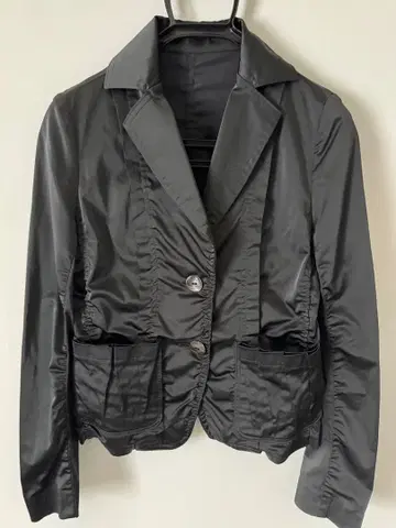 블랙 테일러드 자켓