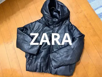 ZARA 오버 사이즈 다운 자켓 블랙