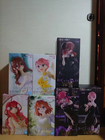 5등분의 신부 나카노 미쿠 피규어 8체 세트