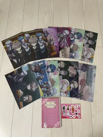 단간론파 A4 클리어 파일 12장 노트 씰 세트