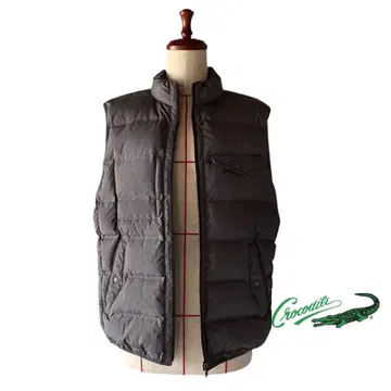 Crocodile 그레이 다운 베스트 L