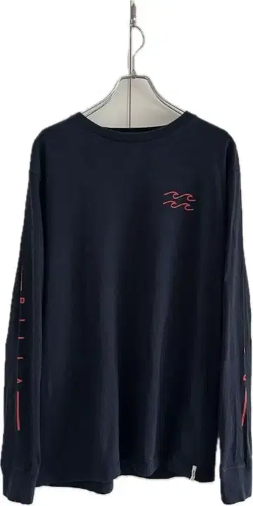 BILLABONG 네이비 롱T 샘플