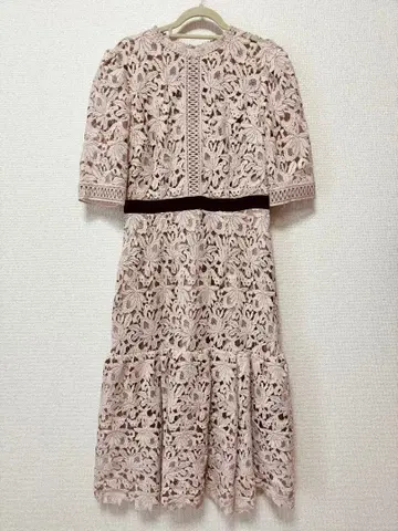 CELFORD 베이지 레이스 원피스 36