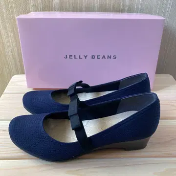 JELLY BEANS 네이비 플랫슈즈 23cm