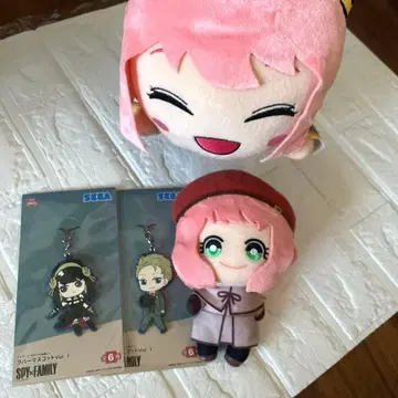 SPY x FAMILY 아냐 BIG 봉제 인형 러버 마스코트 세트