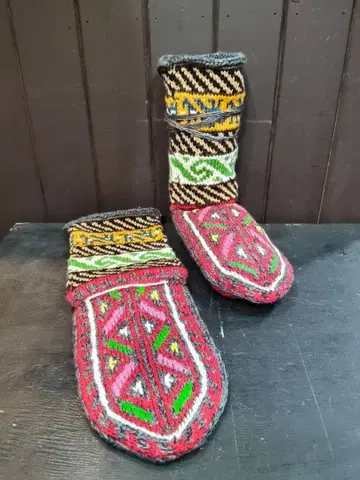 이란제 손뜨개질 룸삭스 (롱) 아크릴 마스레이 마을 [1-9]