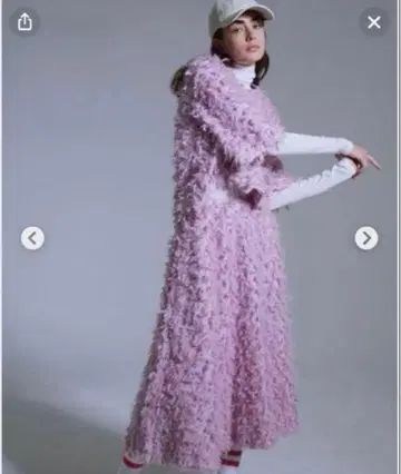 she tokyo 페더 모케 상의 0 Els Feather 핑크