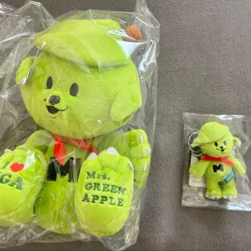 미세스 그린애플 메멜 봉제 인형 메멜 키링 세트