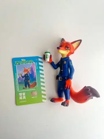 TOP TOY 주토피아 경찰 닉 피규어