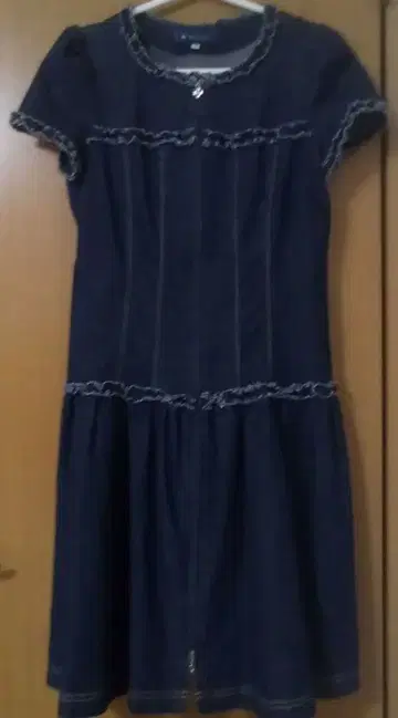 M'S GRACY 데님 반팔 원피스 40 새상품급