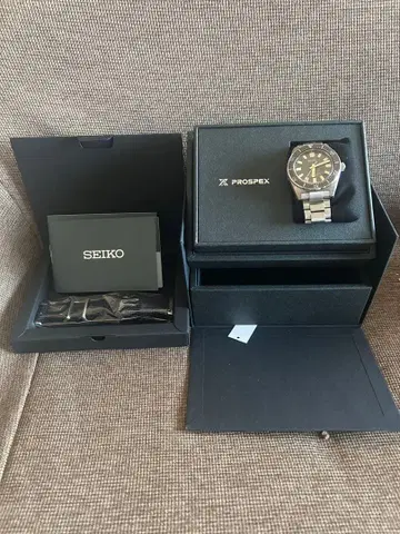 SEIKO PROSPEX 자동 와인딩 시계 다이아 쉴드