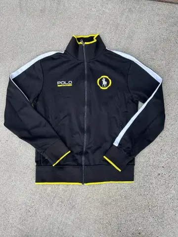 POLO 블랙/옐로우 컬러 집업 자켓
