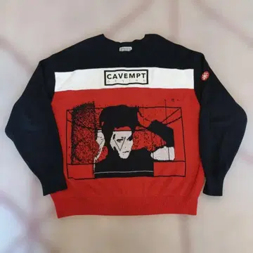 CAVEMPT 디자인 니트