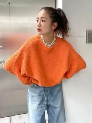 Ungrid 컬러 모헤어 혼방 루즈 니트