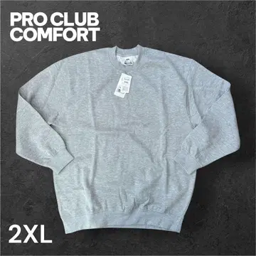 미사용 새상품 PRO CLUB COMFORT 크루넥 2XL 그레이